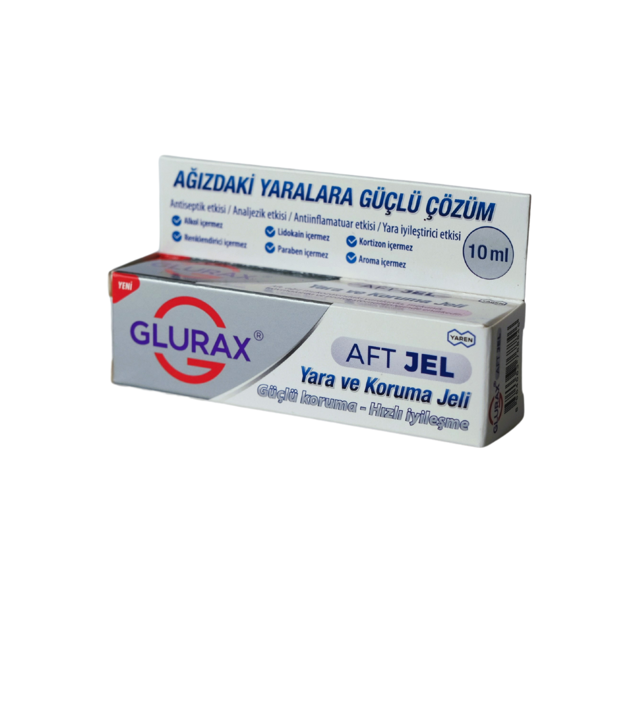 GLURAX AFT JEL Ağızdaki yaralar için güçlü çözüm