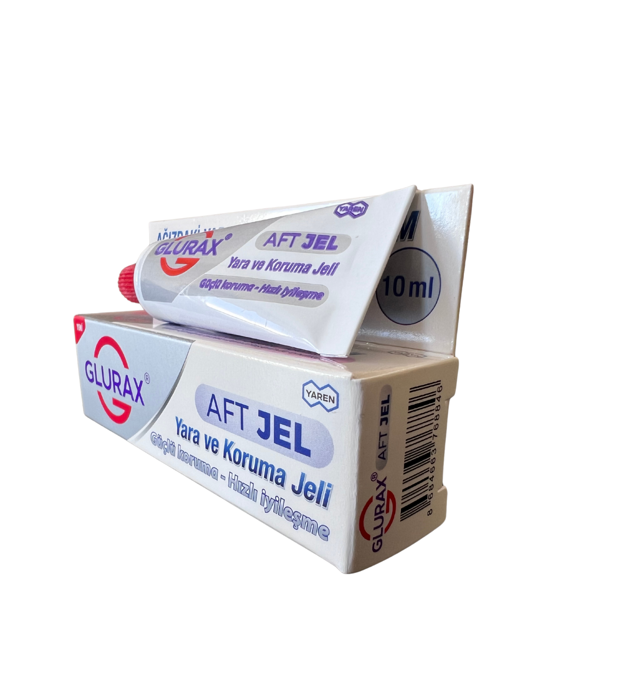 GLURAX AFT JEL Ağızdaki yaralar için güçlü çözüm