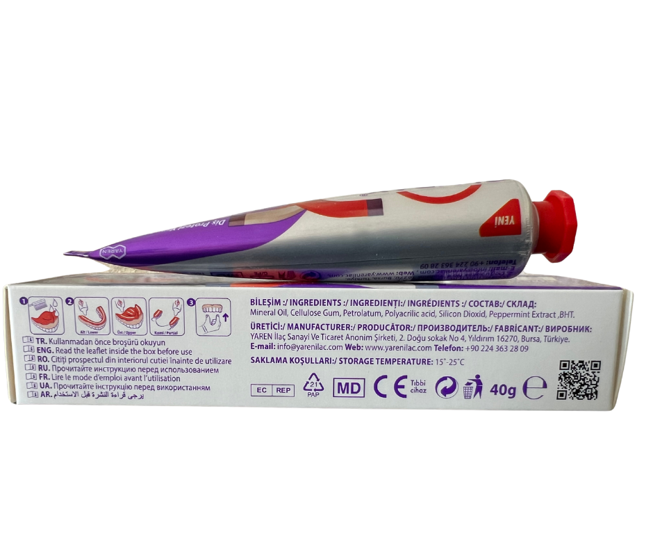 GLURAX ULTRA Diş Protezi Yapıştırıcı Krem