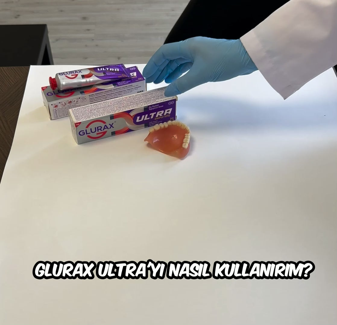 GLURAX ULTRA Diş Protezi Yapıştırıcı Krem