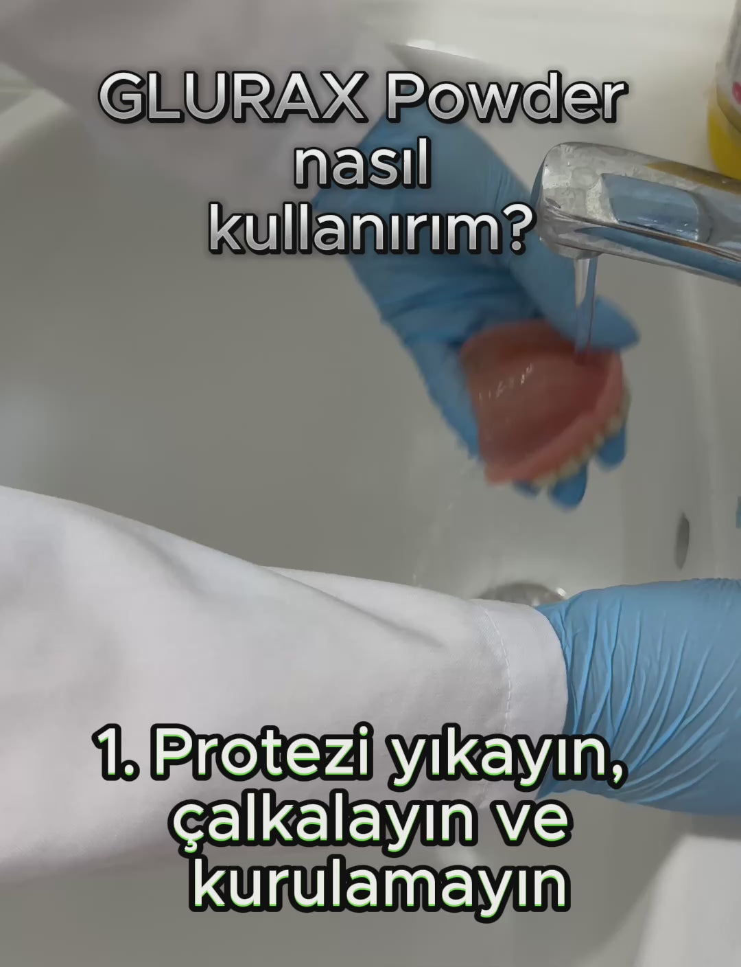 GLURAX POWDER Diş Protezi Yapıştırıcı Toz