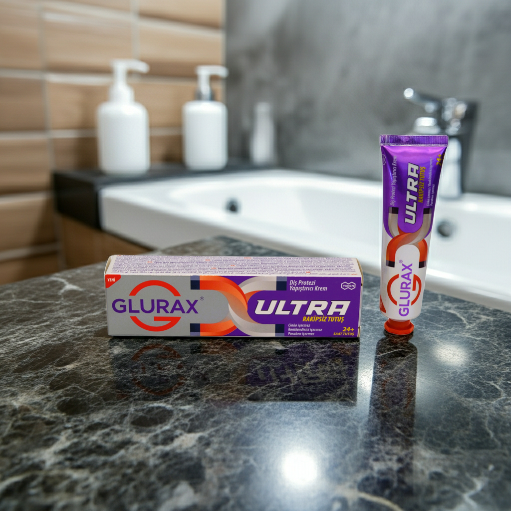 GLURAX ULTRA Adhesive cream for total and partial dentures