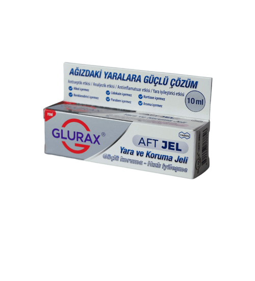 GLURAX AFT JEL Ağızdaki yaralar için güçlü çözüm - Glurax