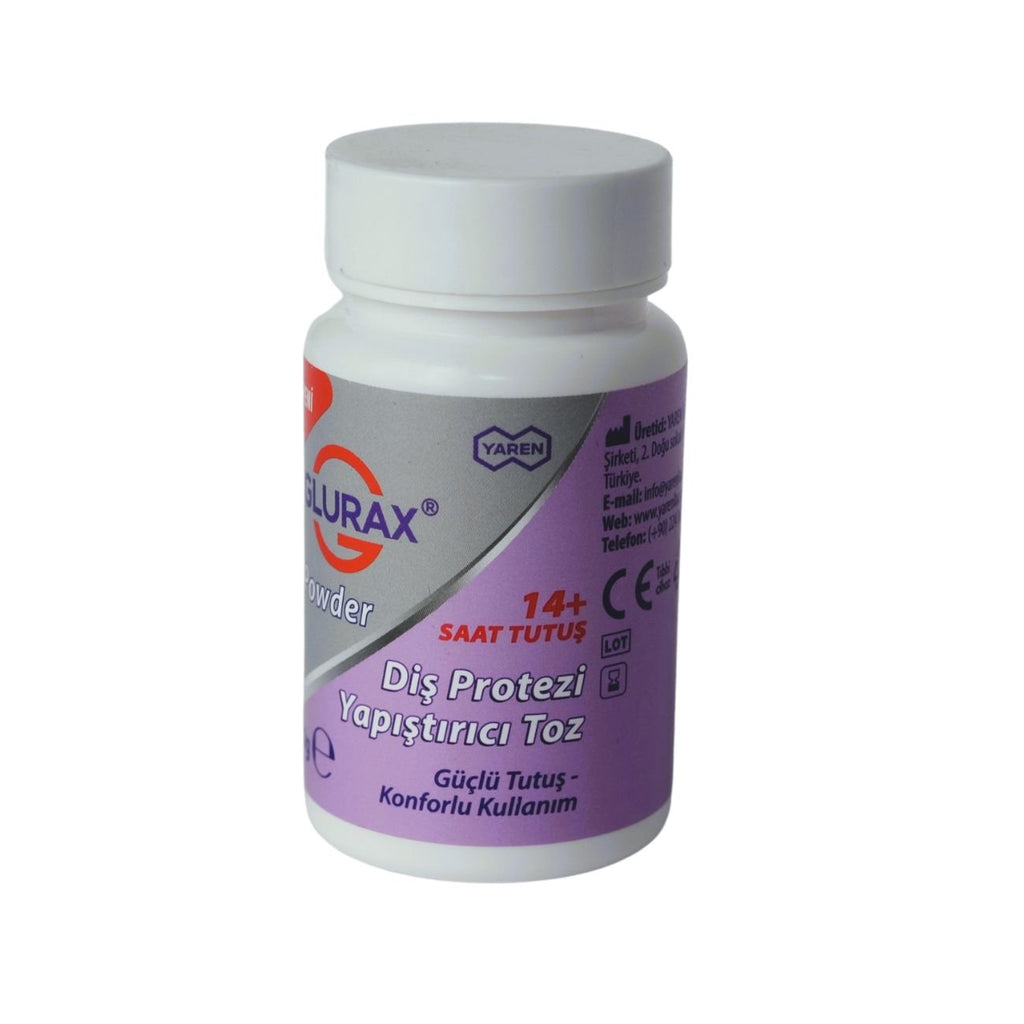 GLURAX POWDER Diş Protezi Yapıştırıcı Toz - Glurax
